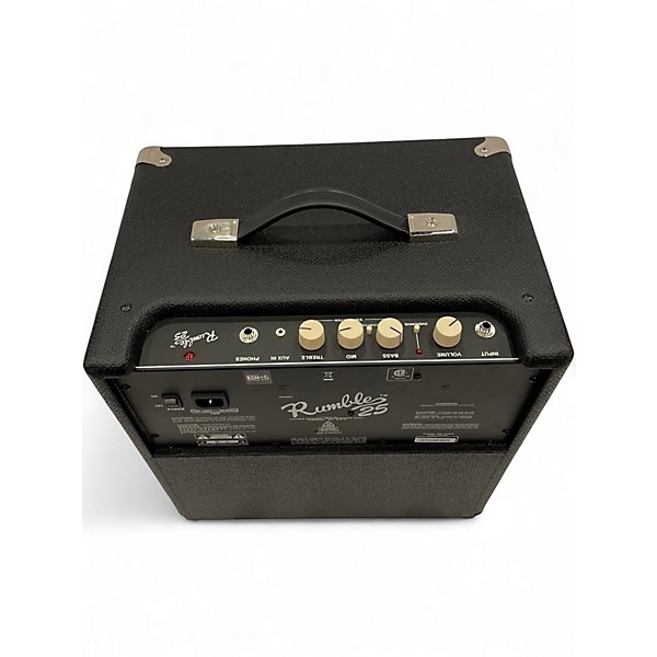 Used 2019 Fender RUMBLE 25 V3 Bass Combo Amp
