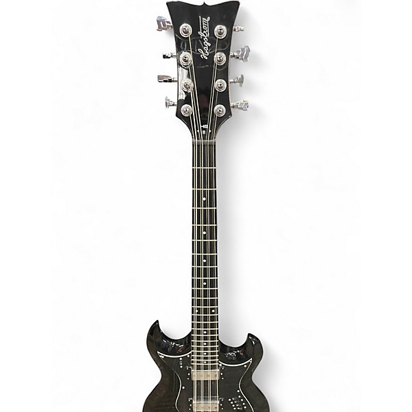 Used Hagstrom H8 II Black Electric Bass Guitar