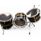 Vintage 1950s Slingerland 3 Piece 1950 Gene Krupa Kit 3pc Black and Gold Drum Kit