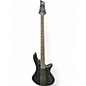 Used Schecter Guitar Research STILETTO STEALTH Black Electric Bass Guitar thumbnail