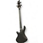 Used Schecter Guitar Research STILETTO STEALTH Black Electric Bass Guitar