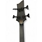 Used Schecter Guitar Research STILETTO STEALTH Black Electric Bass Guitar