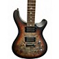 Used PRS SE CUSTOM EXOTIC BURL ORANGE BURST Solid Body Electric Guitar