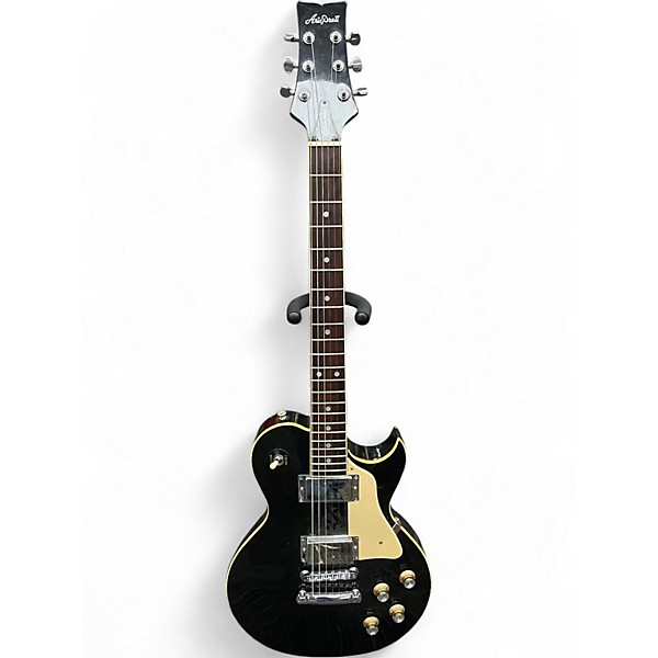 Used Aria Pro Ii standard Black Solid Body Electric Guitar