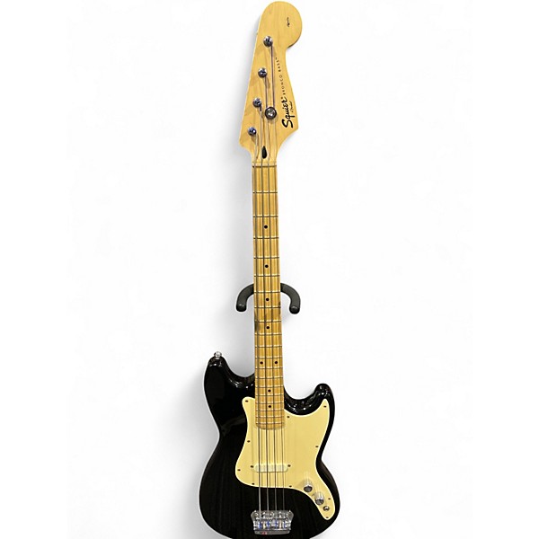 Used Squier Affinity Bronco Bass Black Electric Bass Guitar