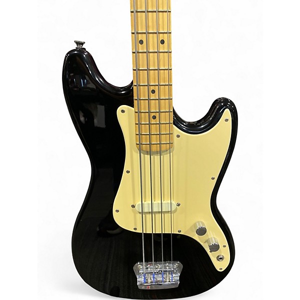 Used Squier Affinity Bronco Bass Black Electric Bass Guitar