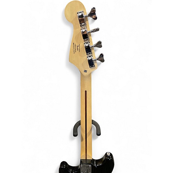 Used Squier Affinity Bronco Bass Black Electric Bass Guitar