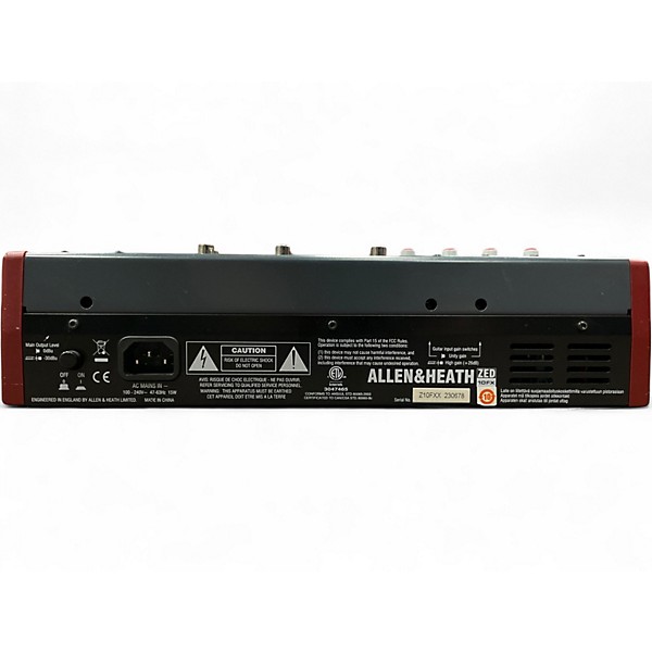 Used Allen & Heath ZED10FX Unpowered Mixer