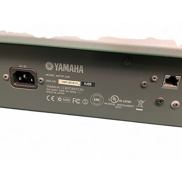 Used 2007 Yamaha Motif XS8 88 Key Keyboard Workstation