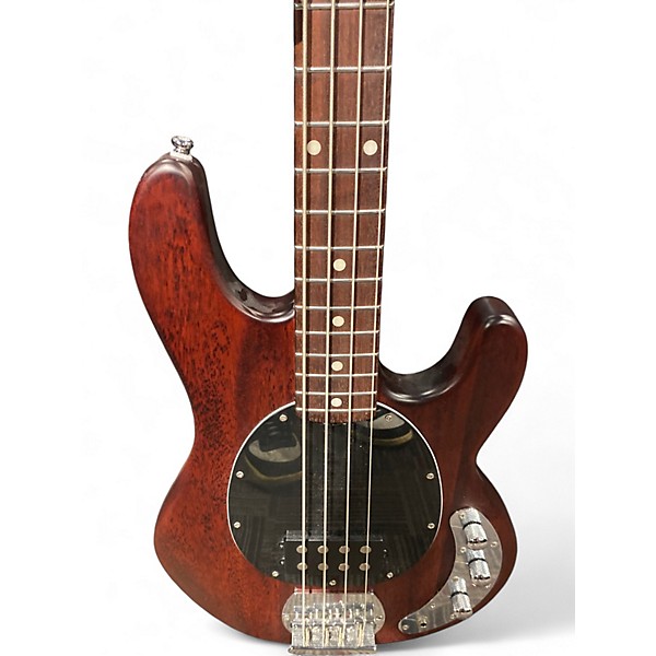 Used Sterling by Music Man S.U.B. Ray4 Walnut Stain Electric Bass Guitar