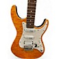 Used Michael Kelly MK65AMPRB Amber Solid Body Electric Guitar