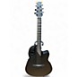 Used Ovation op pro Black Acoustic Electric Guitar thumbnail