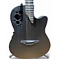 Used Ovation op pro Black Acoustic Electric Guitar