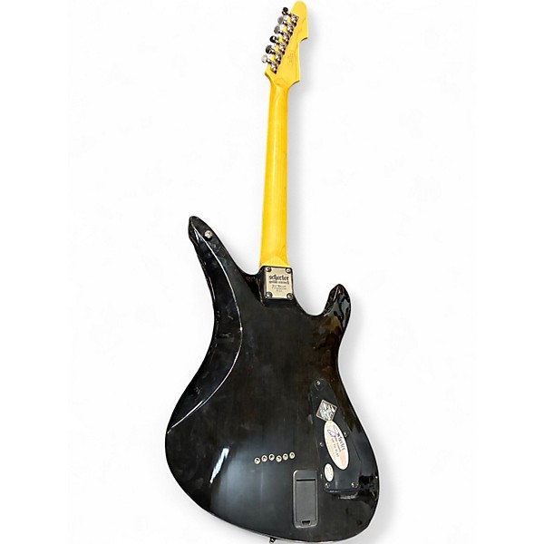 Used Schecter Guitar Research Damien Elite Avenger Left Handed Trans Charcoal Electric Guitar