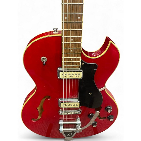 Used DeArmond STARFIRE RED Hollow Body Electric Guitar