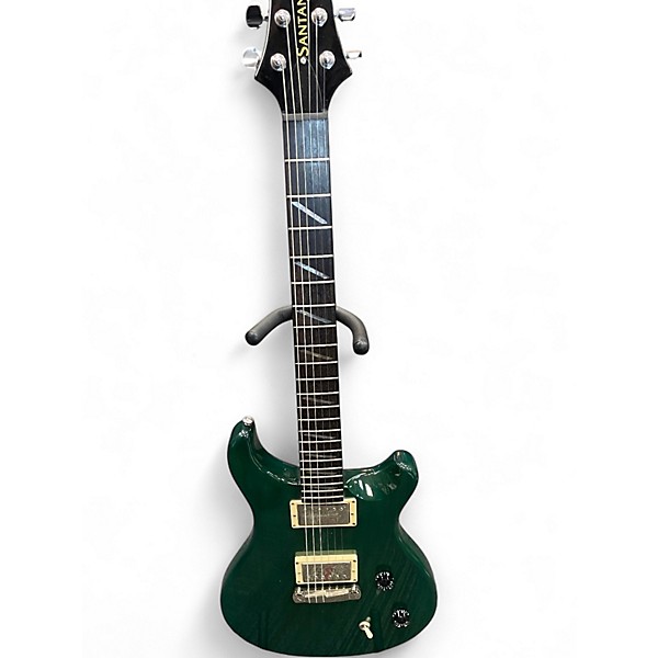 Used PRS SE SANTANA GREEN Solid Body Electric Guitar