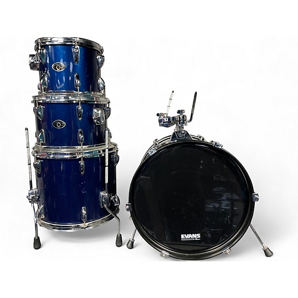 Used TAMA 4 Piece STAGESTAR Blue Drum Kit