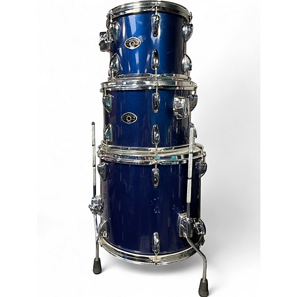 Used TAMA 4 Piece STAGESTAR Blue Drum Kit