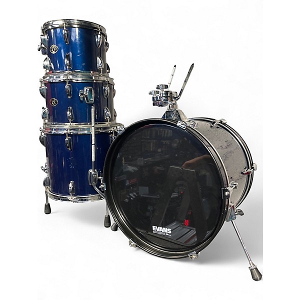 Used TAMA 4 Piece STAGESTAR Blue Drum Kit