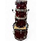 Used Rogers 4 Piece Londoner 4 Pc Shell Pack (No Tom Arms) Red Pearl Drum Kit thumbnail