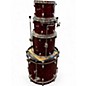 Used Rogers 4 Piece Londoner 4 Pc Shell Pack (No Tom Arms) Red Pearl Drum Kit