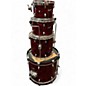 Used Rogers 4 Piece Londoner 4 Pc Shell Pack (No Tom Arms) Red Pearl Drum Kit
