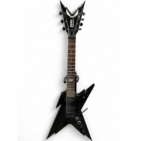 Used Dean Razorback Black Solid Body Electric Guitar