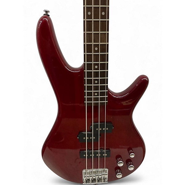 Used Ibanez GSR200 TRANSPARENT RED Electric Bass Guitar
