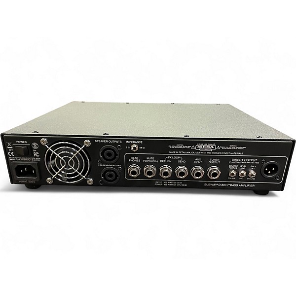 Used MESA/Boogie Subway D-800 plus Bass Amp Head