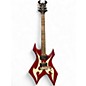 Used B.C. Rich Bronze Series Warlock Red Solid Body Electric Guitar thumbnail