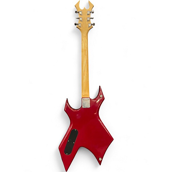 Used B.C. Rich Bronze Series Warlock Red Solid Body Electric Guitar