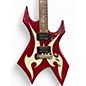 Used B.C. Rich Bronze Series Warlock Red Solid Body Electric Guitar