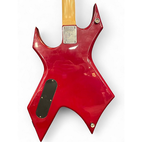 Used B.C. Rich Bronze Series Warlock Red Solid Body Electric Guitar