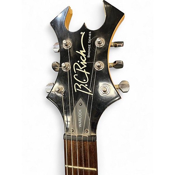 Used B.C. Rich Bronze Series Warlock Red Solid Body Electric Guitar