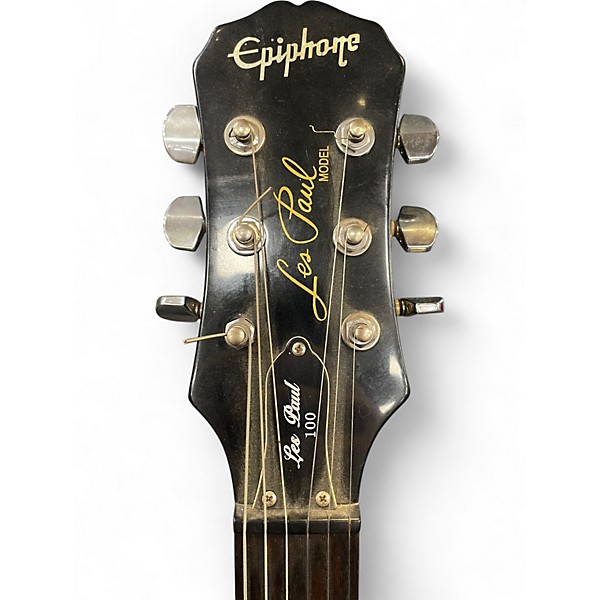 Used Epiphone Les Paul 101 Black Solid Body Electric Guitar