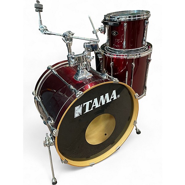 Used TAMA 3 Piece Superstar Ruby Drum Kit