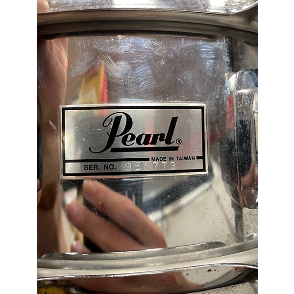 Used Pearl 14X5.5 Steel Snare Chrome Drum