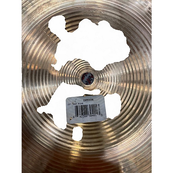 Used Zildjian 22in ZHT Ride Cymbal