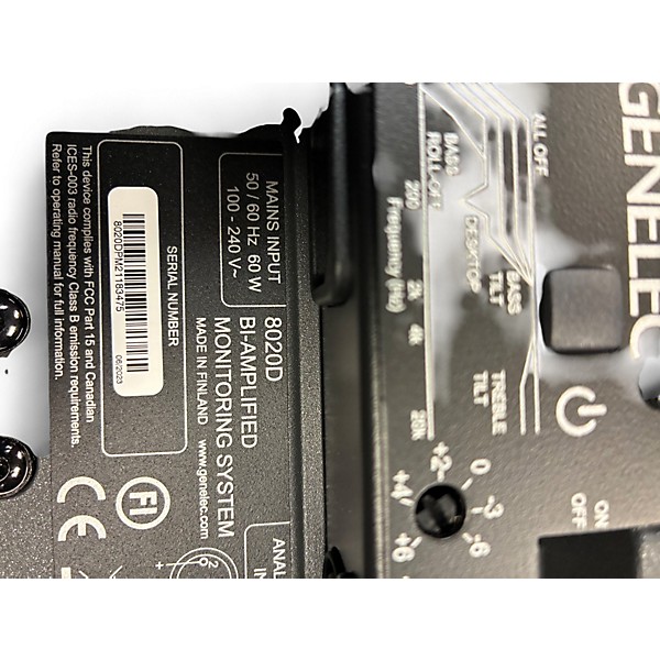 Used Genelec 8020D Pair Powered Monitor