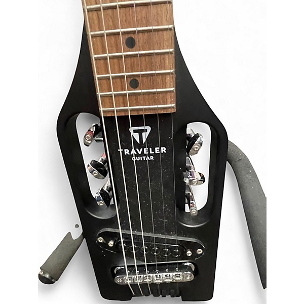 Used Traveler Guitar Ultra Light Black Acoustic Guitar