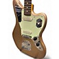 Used 2025 Fender American Professional Classic Jaguar Faded Firemist Gold Solid Body Electric Guitar
