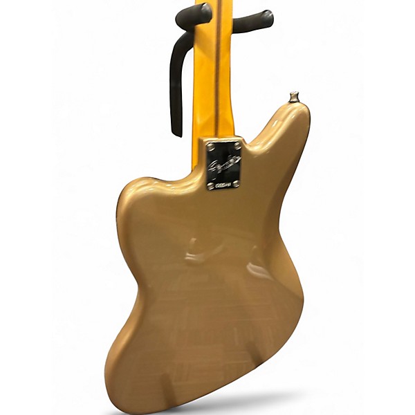 Used 2025 Fender American Professional Classic Jaguar Faded Firemist Gold Solid Body Electric Guitar