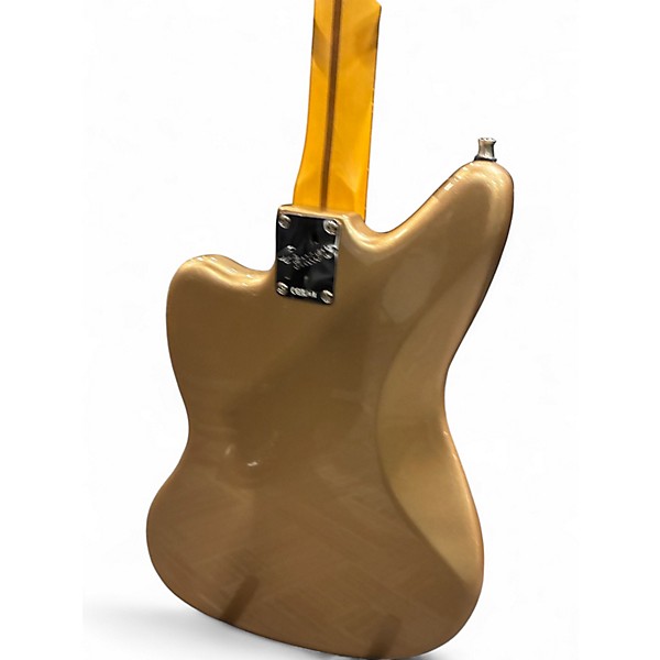 Used 2025 Fender American Professional Classic Jaguar Faded Firemist Gold Solid Body Electric Guitar