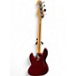 Used Fender Standard Jazz Bass Candy Apple Red Electric Bass Guitar