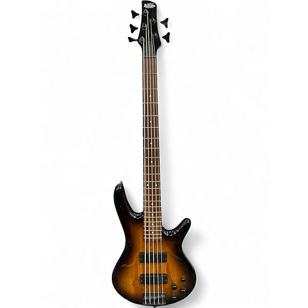 Used Ibanez GSR205SM Natural Gray Burst Electric Bass Guitar