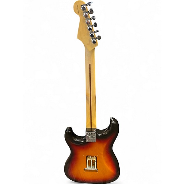Used Fender American Deluxe Stratocaster 3 Color Sunburst Solid Body Electric Guitar
