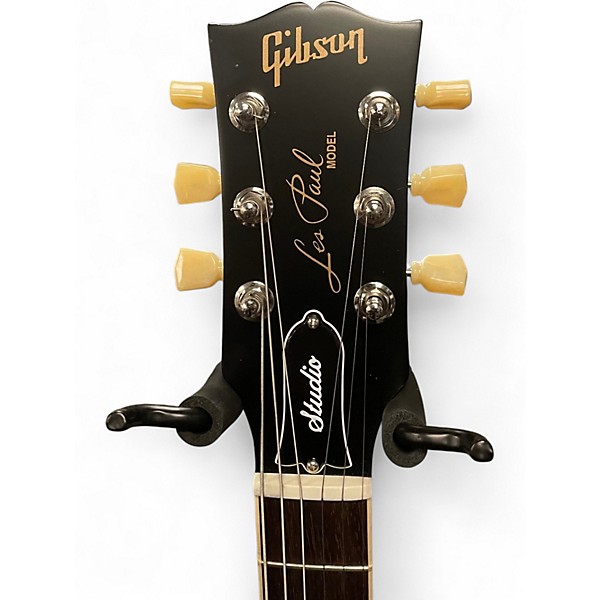 Used Gibson LES PAUL STUDIO W/ZAKK WYLDE EMGS BLACK Solid Body Electric Guitar