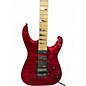 Used Jackson JS34Q Dinky Crimson Red Burst Solid Body Electric Guitar