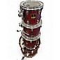Used Yamaha 4 Piece Stage Custom Maroon Drum Kit thumbnail