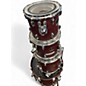 Used Yamaha 4 Piece Stage Custom Maroon Drum Kit